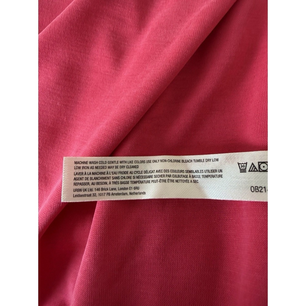 NWT Anthropologie Pink Two Piece Set Strapless Top & Matching Pants Women's XS - Picture 11 of 14